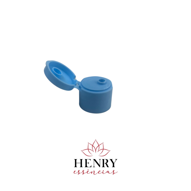 100 TAMPAS FLIP TOP AZUL R 20 - UND