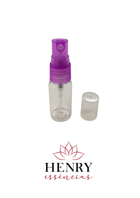 05 MINI PORTA PERFUME 5 ML COM VALVULA SPRAY LUXO