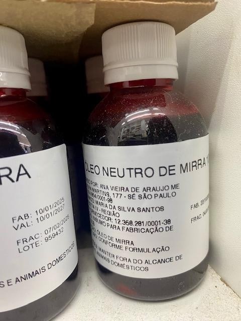 OLEO NEUTRO DE MIRRA - UND
