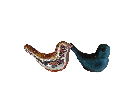 ENFEITE DE PORCELANA PASSARO R.F192502 - PC