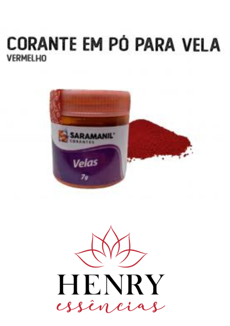Corante em Pó 7g - Vermelho