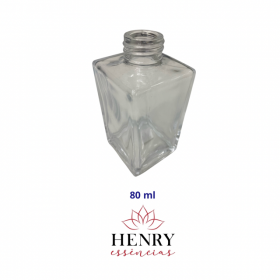 Frasco SQUARE de 80 ml  para perfumes.