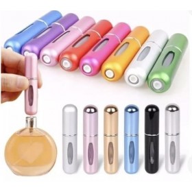 05 UNIDADES MINI PORTA PERFUMES 10 ML DOURADO