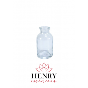 100 FRASCOS PENICILINA CASQUINHA 20ML DE VIDRO